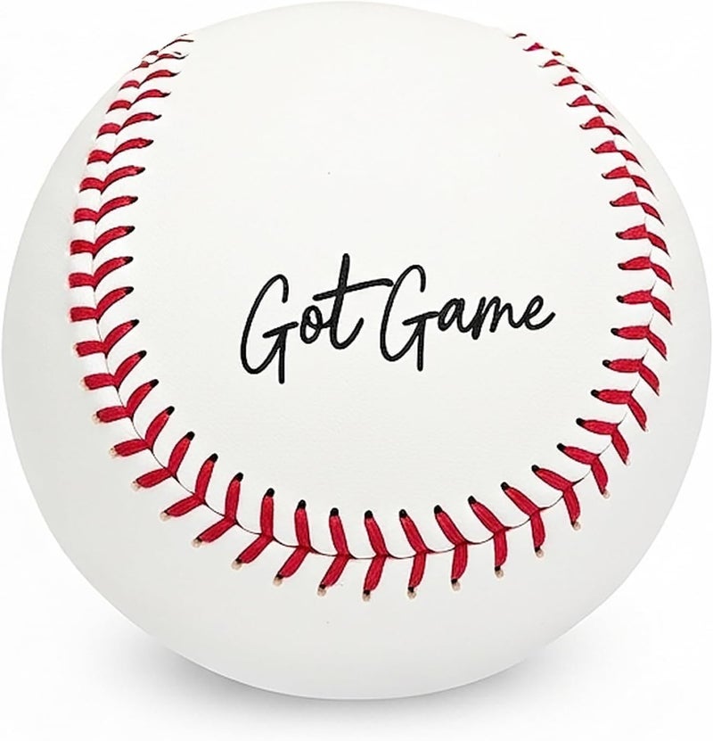 Got Game Hand-Stitched Realistic Soft Practice Baseball - Safe Indoor/Outdoor Training Ball for Kids, Youth & Adults - Foam-Like for Throwing, Catching, Batting, Fielding & Hitting - Perfect Baseball Gift - Image 3